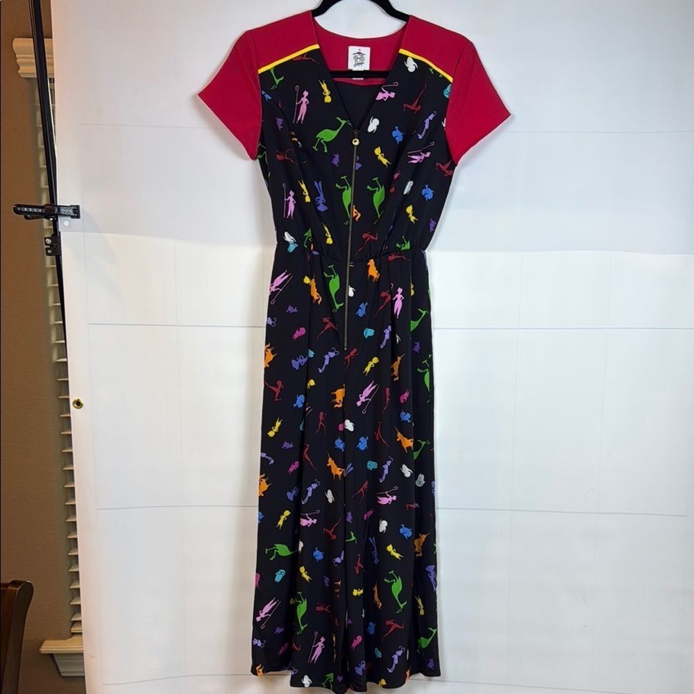 Disney The Dress Shop Red and Black Pixar Jumpsuit, XS